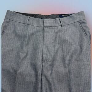 BANANA REPUBLIC Men’s 31 x 30 Gray Herringbone Dress Pant